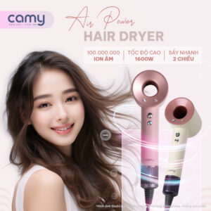 Alternative view of Máy sấy tóc ion âm Camy Air Power 2 chiều tạo kiểu bảo vệ tóc, tốc độ cao 1600W bảo hành 12 tháng