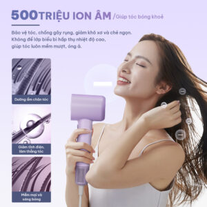 Alternative view of Máy sấy tóc ion âm Camy Wind Lux 2 chiều tạo kiểu bảo vệ tóc, kiểm soát nhiệt thông minh 1600W